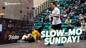 Paul Coll and Miguel Ángel Rodríguez entertained the Chicago crowd yesterday! 🍿 Enjoy this rally from their battle in slow-mo 🔥 | PSA Squash Tour