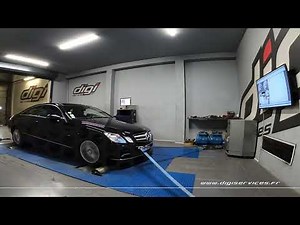 Mercedes E 350 CDI 231cv AUTO Reprogrammation Moteur @ 271cv Digiservices Paris 77 Dyno