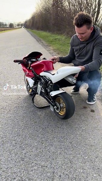 Polini Evo Minibike #minibike #pocketbike #2stroke #2takt #scooterattack #tuning #racing #bikelife #bike #tuner