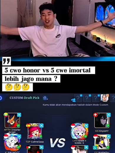 Cwo Honor vs Cwe Immortal: Siapa Lebih Jago?