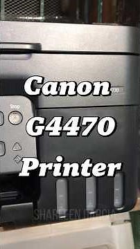 Setting up my new CANON G4770 Printer | sharleen garcia