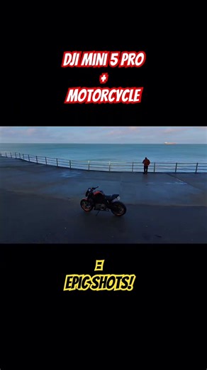 DJI drone + motorcycle =?