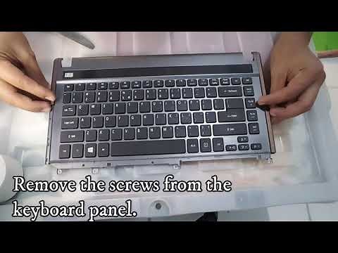 How to Install a Laptop Keyboard - Acer Aspire 4755g