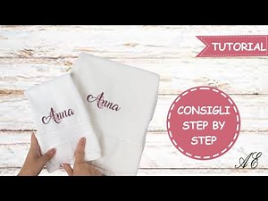 How to embroider on a terry towel. Perfect gift idea, With the Brother Innov'is V3