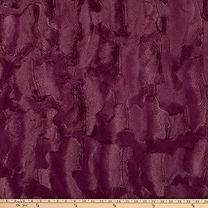 Shannon Minky Luxe Cuddle Mirage Plumwine, Fabric by the Yard