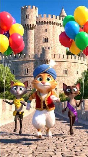 🐱🏰 Funny Cat Exploring Bellver Castle 🇪🇸✨