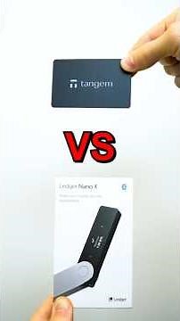 Ledger vs Tangem: Cold Wallet Comparison (2025)