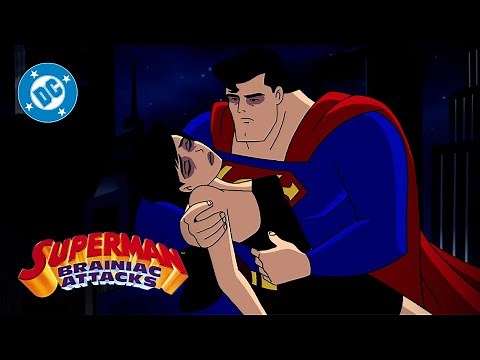 Superman: Brainiac Attacks - Brainiac Injures Lois Lane | Super Scenes | DC