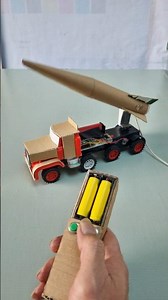 Homemade super cool space rocket launcher model #DIY #SpaceRocket #ModelToy