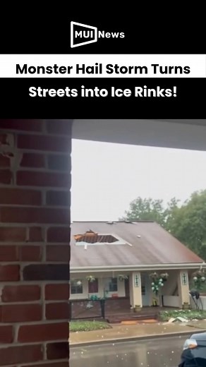 Nature just dropped bowling ball-sized hail on us! Streets flooded with ice, cars buried, total chaos. Never thought I’d see hail this massive — Mother Nature is NOT playing! Stay safe out there. #MuiNews #HailStorm #ExtremeWeather #NatureGoneWild #HailDamage #WeatherChaos #StormChaser #ClimateShock #WildWeather #IceStorm #ViralWeather | Mui News