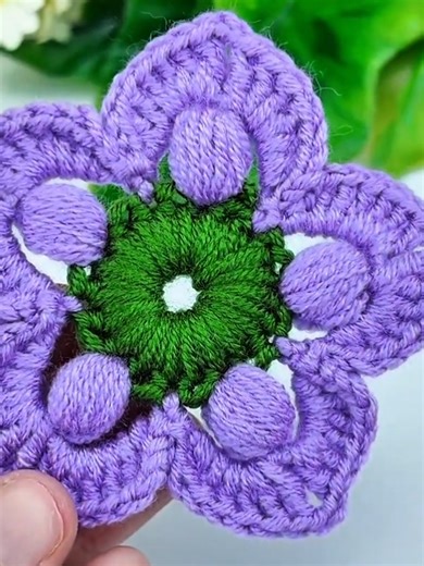 Crochet Flower Tutorial | Easy Learn Stitch for beginners... #Crochet #Flower #Crochettutorial #Motif #Foru