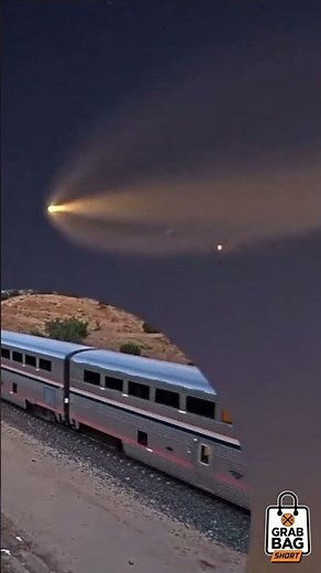 Falcon 9 Rocket and Amtrak! | #Shorts