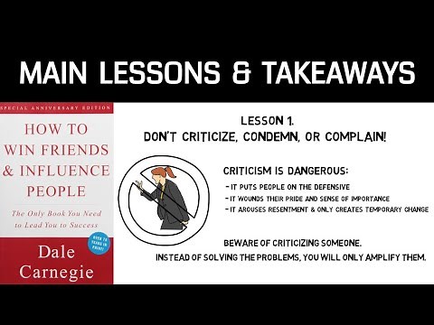 How to WIN FRIENDS and INFLUENCE PEOPLE by Dale Carnegie | TOP 9 LESSONS | Animated Summary