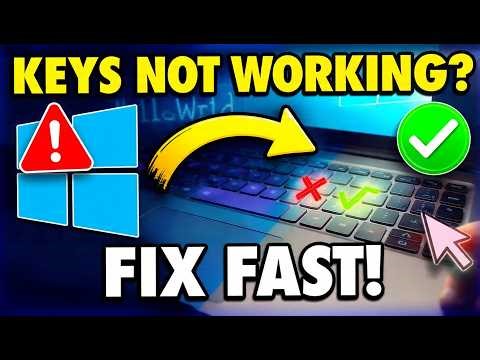 Fix Keyboard Not Typing Certain Letters in Windows