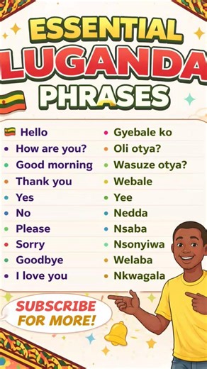 Essential luganda phrases for beginners