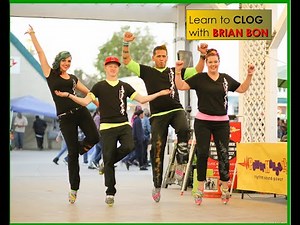 CLOGGING LESSONS: Learn to clog with BRIAN BON: intermediate steps —buck dancing / pitter patter