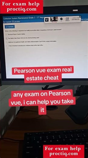 Pearson vue exam real estate cheat!!