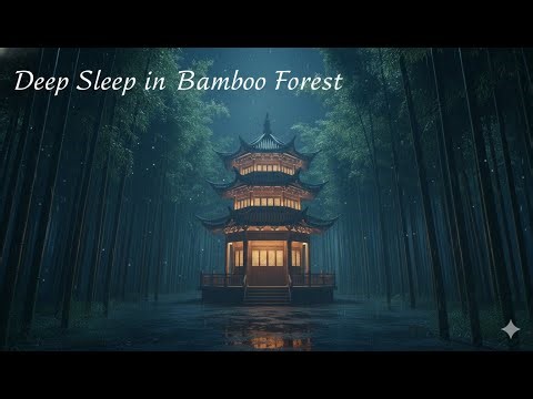 10 Hours of Deep Sleep: Chinese Rain Ambience in Bamboo Grove