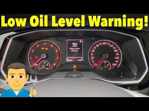 2019-2020 MK7 VW Jetta Low Oil Level Warning Light And Message Fix