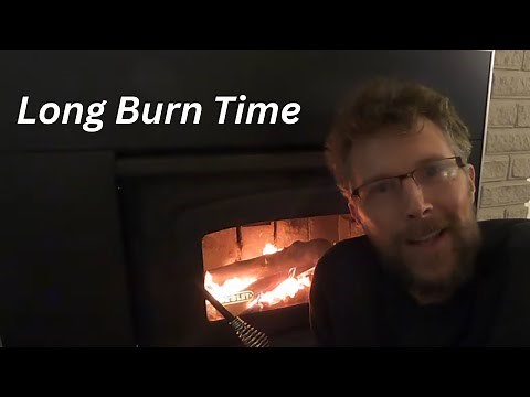 How to Load your Wood Stove for a Long Overnight Burn Time🔥