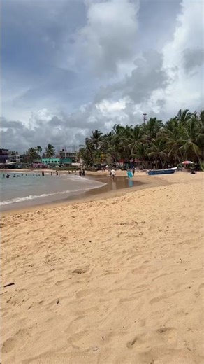 Sri Lanka Beach Vibes 🇱🇰🌊 | Paradise Feels #beachlife #paradise #travelshorts