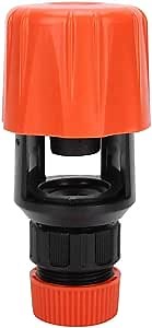 Pipe Connector, Ymiko Garden Hose Fitting Quick Connector Universal Tap Pipe Connector Kitchen Faucet Adapter Watering Irrigation Tools (Orange)