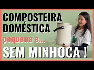 Compostagem domestica sem minhoca para apartamento e casa | Adubo cha de bokashi para suas plantas