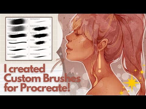 I created a Custom Brush for Procreate | Basic Brush | This is how I use them to create my art
