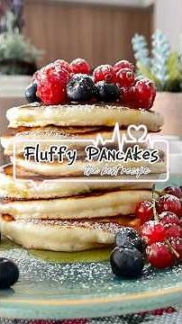 How I make the best fluffy pancakes | simple and perfect pancakes | breakfast 🥞
