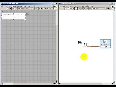 Read/write audio files in LabVIEW: Read .wav file