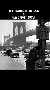 THE BROOKLYN BRIDGE & FDR DRIVE 1950's! #nyc #oldnyc #vintagenyc #brooklynhistory #brooklynbridge #fdrdrive | 𝙰𝚝 𝚝𝚑𝚊𝚝 𝚝𝚒𝚖𝚎 𝚒𝚗 𝙰𝚖𝚎𝚛𝚒𝚌𝚊