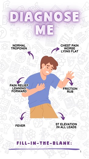 3.1K views · 25 reactions | Not all chest pain is created equal… When position changes matter and the ECG looks “louder” than the labs, you should be thinking past the usual suspects.  Pain improves in one position but worsens in another — that’s the clue most people miss. What’s your diagnosis? ⬇️ #nclex #nclexprep #nursingstudent #nursingschool #futurenurse #medsurg #criticalcare #nurselife #nclexreview #nclexhighyield | NCLEX High Yield | Facebook