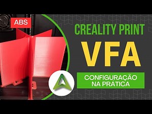 06 - Teste de VFA (Vibration Frequency Analysis) no Creality Print 6.0