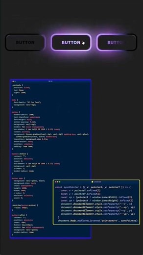 CSS Glowing Button 🤩 | CSS Master Class | Learn From Here #coding #developer #learning #trending