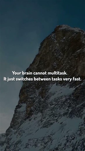 Your Brain Cannot Multitask! 🧠#factivation #facts #shorts #didyouknow