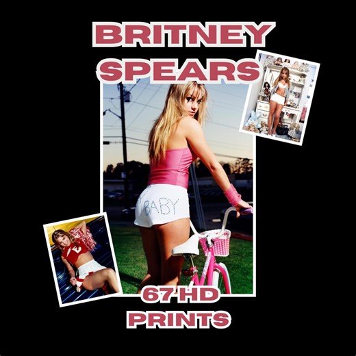 Britney Spears Digital Poster Bundle 67 Pictures Retro Art Pop Music Wall Decor 2000s Nostalgia Print Birthday Gift Woman Gallery Wall - Etsy
