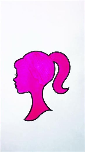 💕 Can you color this glitter Princess Barbie in 20 seconds? 👸🏼✨ #diy