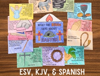 Easter Story Sequencing Cards Craft, Resurrection Eggs, Printable Bible Activity