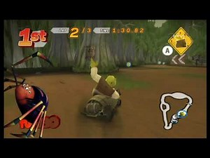 Madagascar Kartz Shrek Swamp - Quick Race (100cc) In 2:25.96 [Lap In 46.56] (IGT)