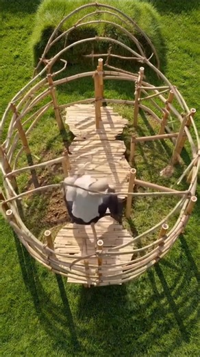 We Built a Wooden Swing for Kids 🌳❤️ | Tripode Transformation Lab #woodwork #thewoodworks