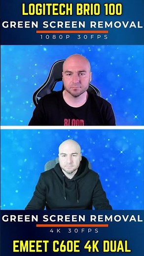 Logitech Brio 100 vs Emeet C60E 4K Dual #webcam