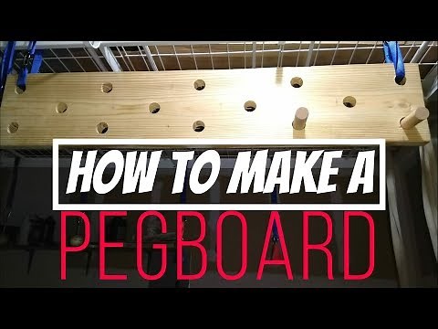 DIY How to make a Pegboard for Ninja Training & Grip Strength