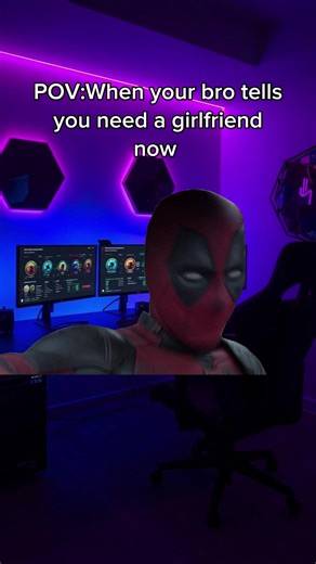#Meme #MemeCut #fyp #relatable #deadpool getting a girlfriend now isn’t important work first lady later