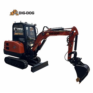[Hot Item] Portable Mini Digger 2.5t Mini Excavator with Hydraulic Hammer Mini Digger