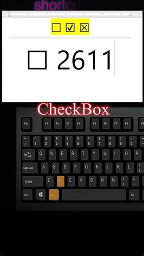 How to Insert check box Symbols ☐☑☒ Using Alt+X in Word