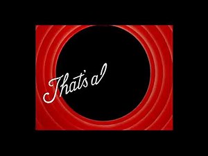 Looney Tunes That’s All Folks! Write-Out Script Ending (1945-1946)