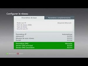 Explication et réglage des DNS sur Xbox