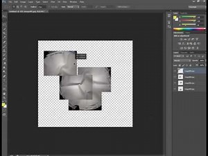 How to merge images in photoshop