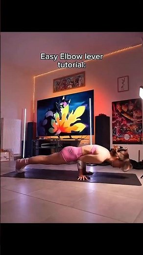 Elbow lever tutorial 💯📈 | #calisthenics #tutorial #fitness #beginners #trending #viral #shorts
