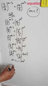 How to solve an Exponential Equations leading to quadratic equation #exponentialequation #quadratics